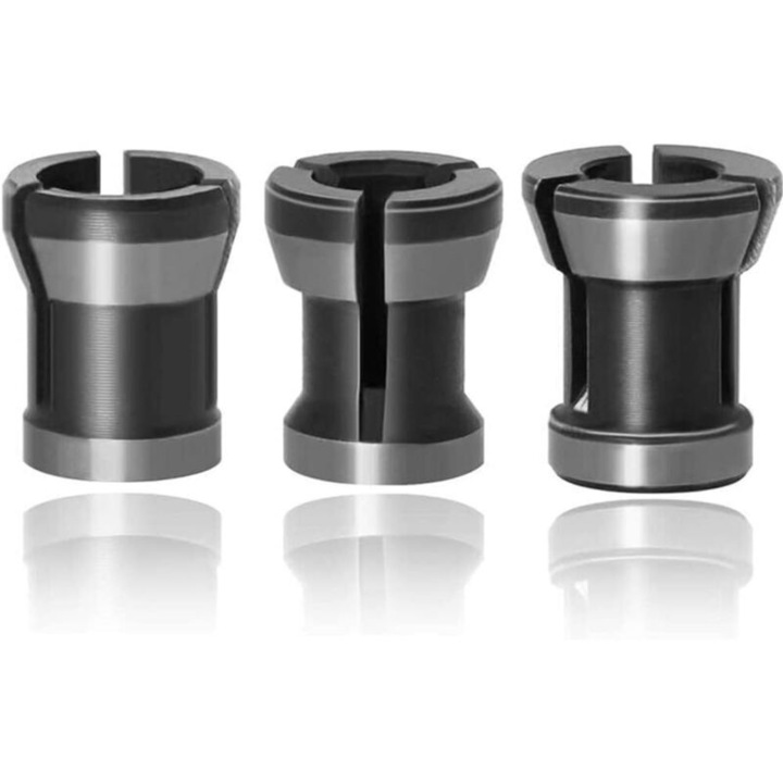 HSS tokmány adapter készlet 6x6.35x8 mm famegmunkáláshoz