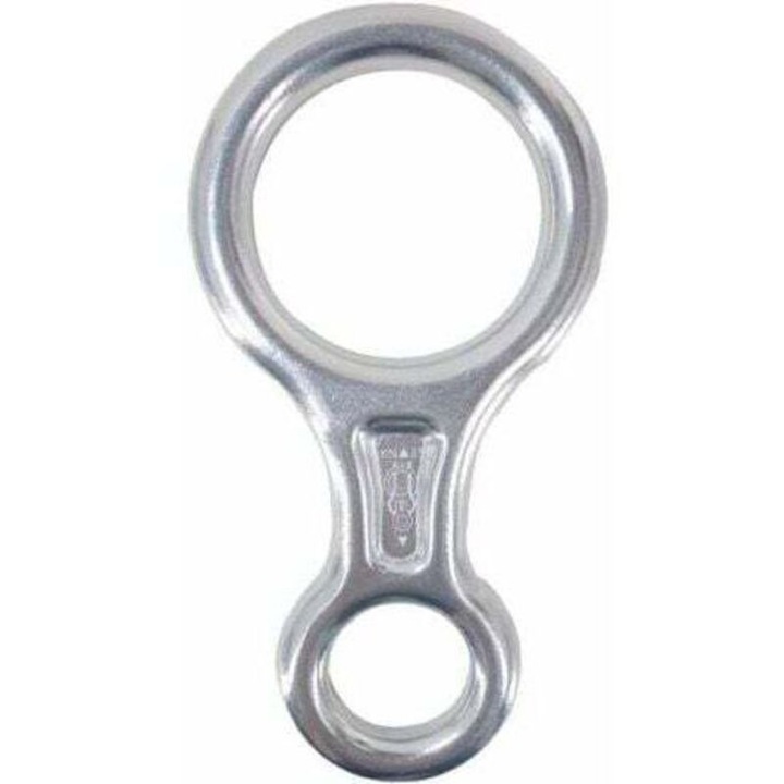Dispozitiv de coborare Super 8, aluminiu si magneziu, ultra-usor, 35kN, negru