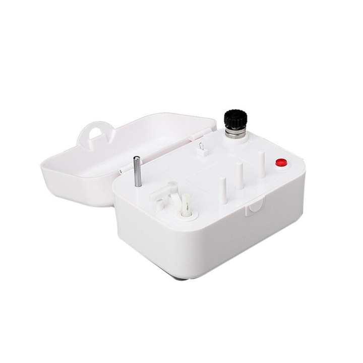 Orsótekercselő varrógéphez, hordozható elektromos automata, csúszásgátló tapadókorong, USB/2 x AA tápellátás, automatikus leállás megteléskor, Fehér, 1 db
