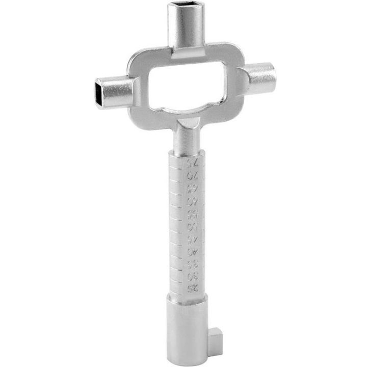 Univerzális építőipari kulcs, cinkötvözet, 22-75mm mérés, 6x7x8mm