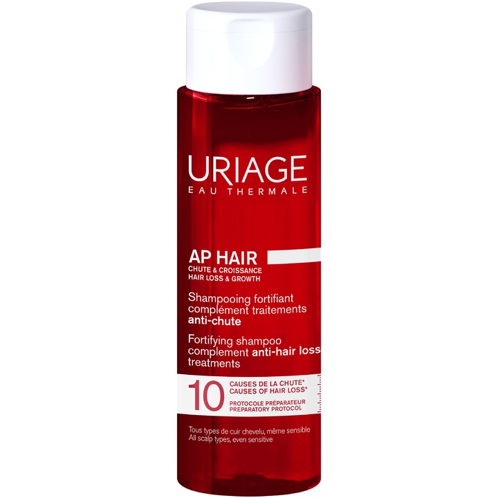 Sampon fortifiant impotriva caderii parului AP Hair Uriage, 200 ml