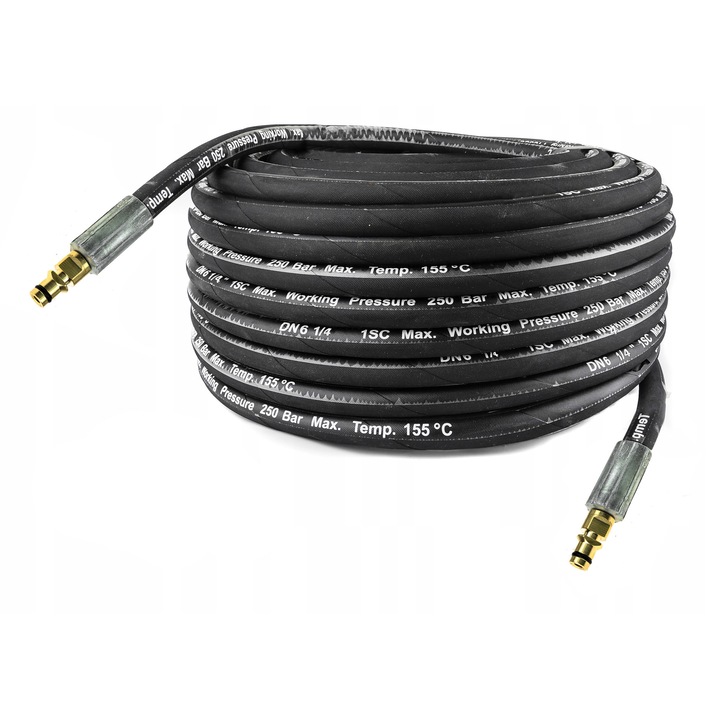 Furtun 15m pentru aparate de spalat cu presiune Karcher K2 K3 K4 K5 K6 K7 Quick Connect Click 250 bar