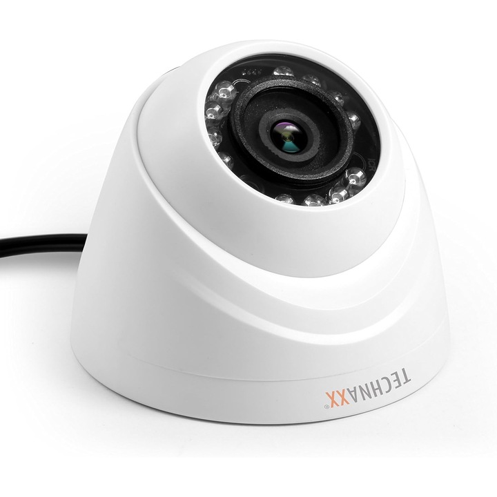 Камера за наблюдение Technaxx 4563, 1MP, бяла, 9x9x7см, 22W