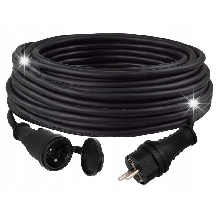 Удължител Adelid 30м гумиран кабел 3x2,5мм 1 контакт IP44