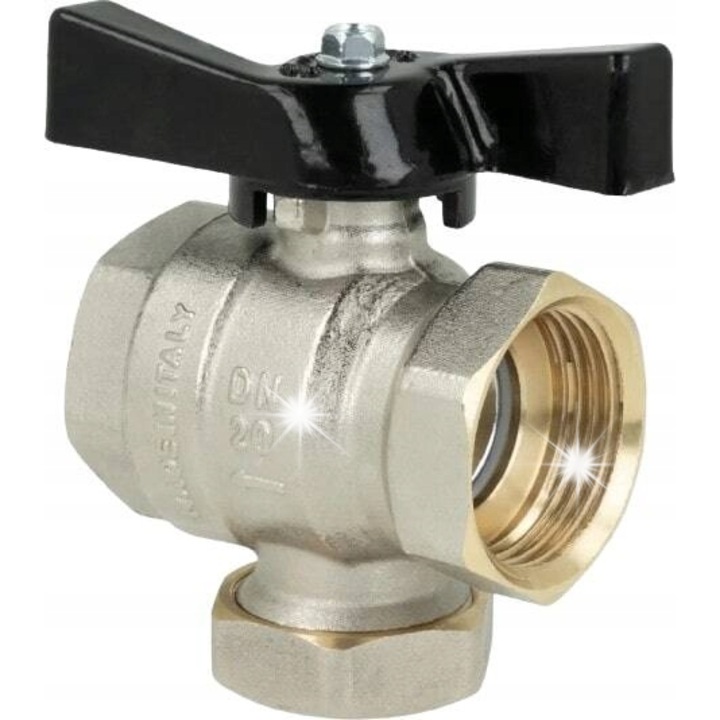 Afriso BFV golyóscsap szűrővel és mágnessel 3/4", 20mm, 30bar, 90°C