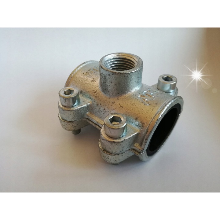 Ремонтна скоба Agaflex 1 1/4x3/4 инча, черен, 42x43мм