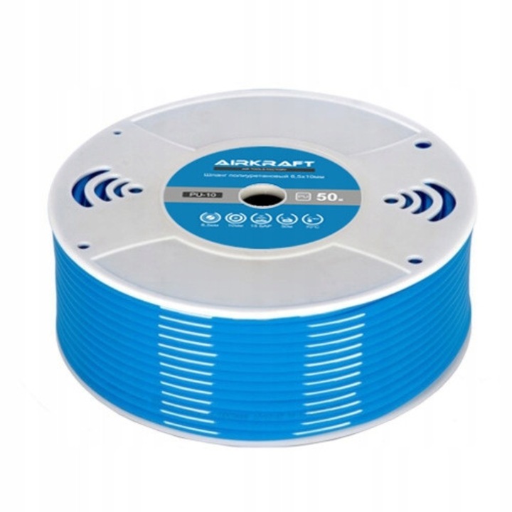 AIRKRAFT pneumatikus tömlő 10x14mm 50m ellenálló poliuretán