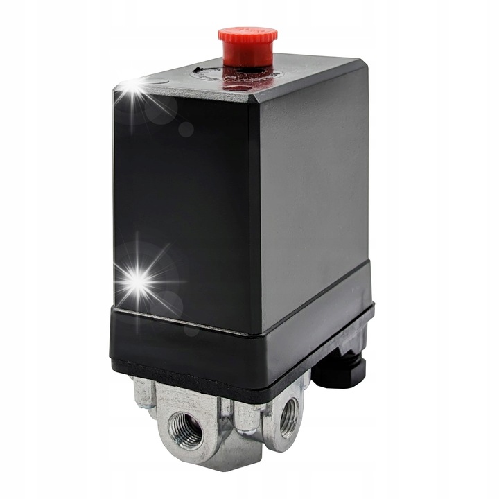 Presostat compresor AIRKRAFT 380V 10 bar 1/4" patru iesiri 0.6kg