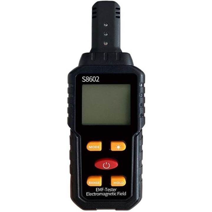 Elektromágneses sugárzásmérő, detektor, LCD kijelző, 40V/m, 0.4mT
