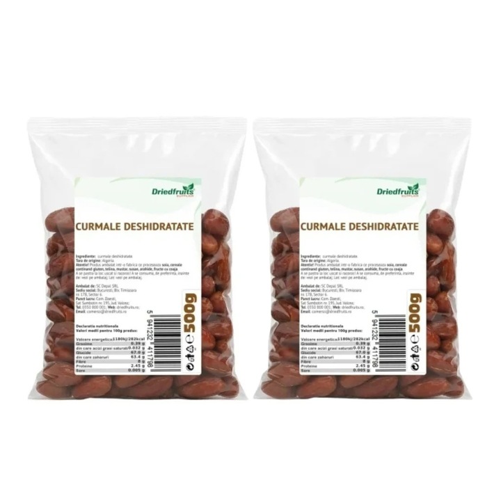 Curmale Deglet Nour fara samburi - 2 buc x 500 g