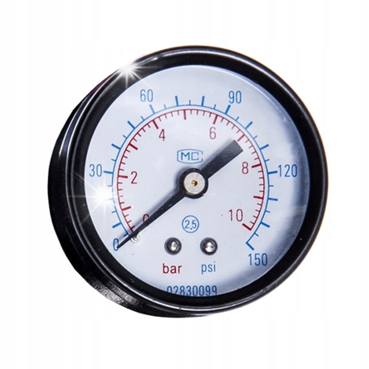 Manometru AIRKRAFT 50mm 1/8" pentru sistem pneumatic