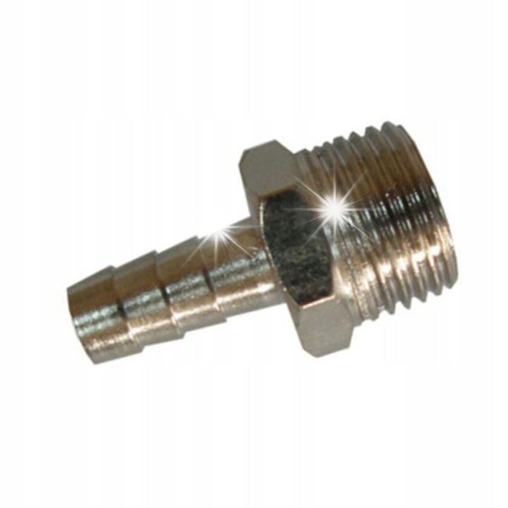 AIRKRAFT pneumatikus adapter 1/2", 10mm, acél, egyenes