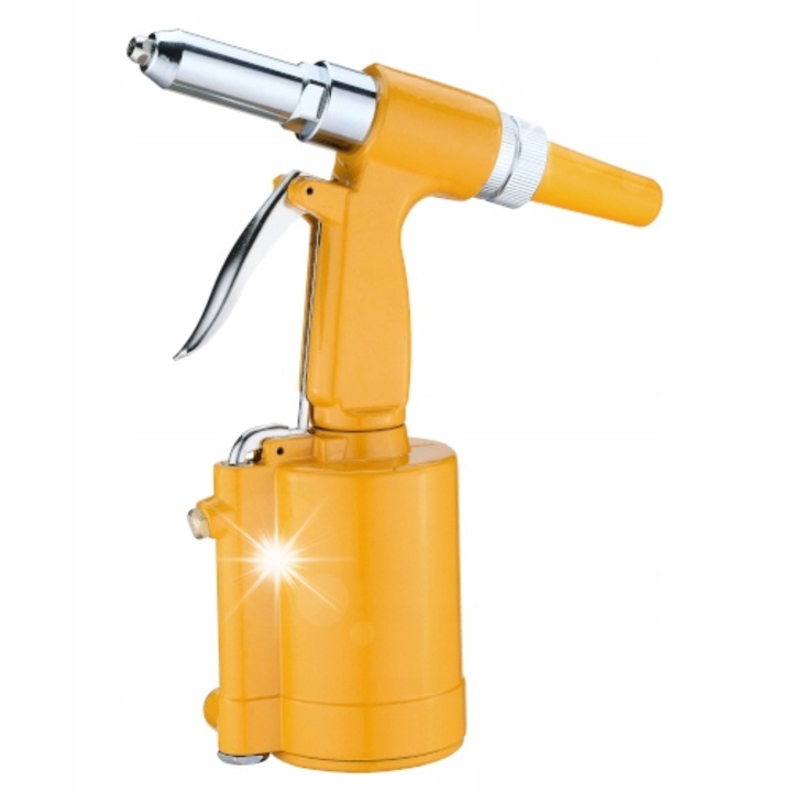 AIRKRAFT AT-6015 pneumatikus-hidraulikus szegecselő, 1.8kg, fém, 273mm, 2.4-4.8mm, komplett készlet