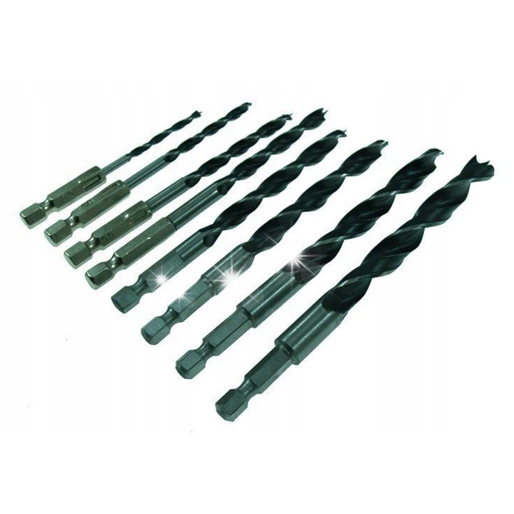 Beast fafúró készlet 8 darabos 3-10mm hatszögletű 80x130mm