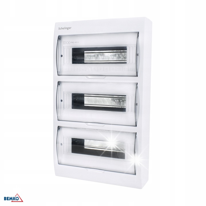 Електрическо табло Bemko 3x12 полюса IP40 416x457x100mm