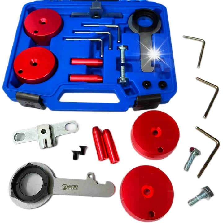 Ford 2.0D EcoBlue TDCi motorbeállító szerszámkészlet AMD TOOLS, többszínű, 2.4kg