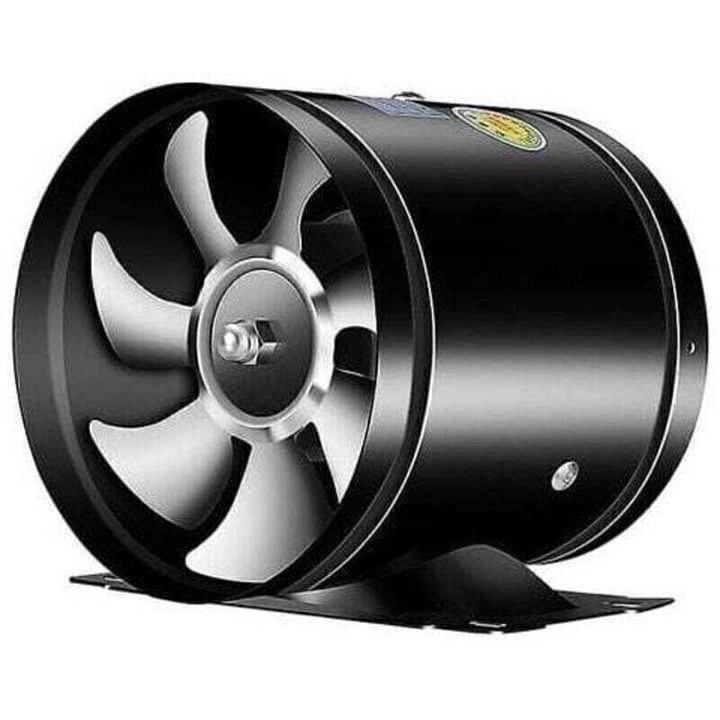Axiális elszívó ventilátor 20W, fém cső, csendes, 220V, 15x15x10cm