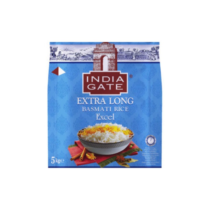 Orez Basmati India Gate Extra Long Basmati Rice 5kg