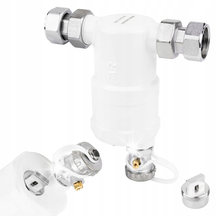 Компактен магнитен сепаратор Afriso FAR402, месинг, 3/4", 10bar, 110C