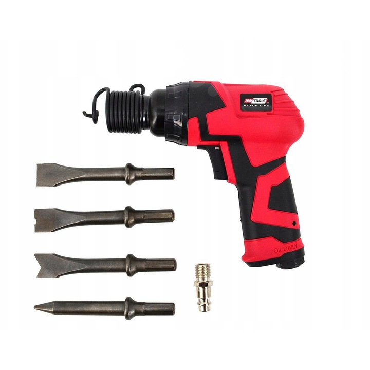 AW-Tools pneumatikus kalapács 150mm csúszásmentes alumínium 12x1.5cm