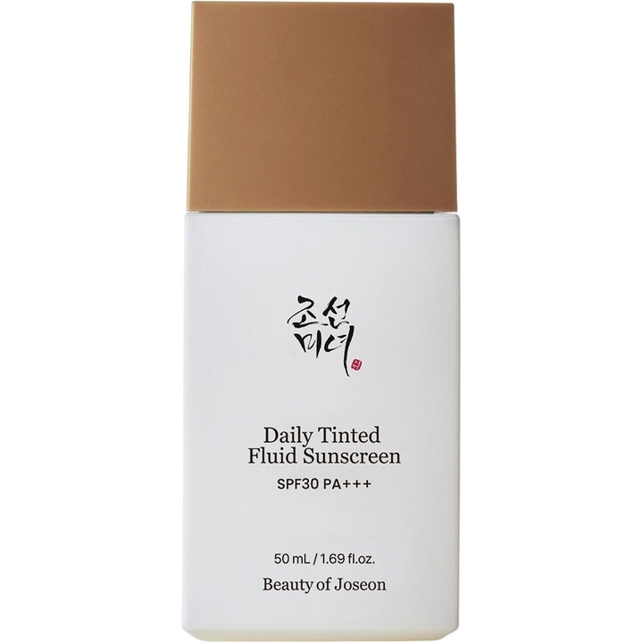 Crema de fata coloranta SPF30 PA+++, BEAUTY OF JOSEON, Daily Tinted Fluid Sunscreen, MY220, 50 ml