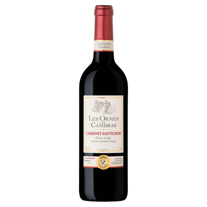 Vin Rosu Castel Freres Les Ormes de Cambras Cabernet Sauvignon, Sec, 07.5l