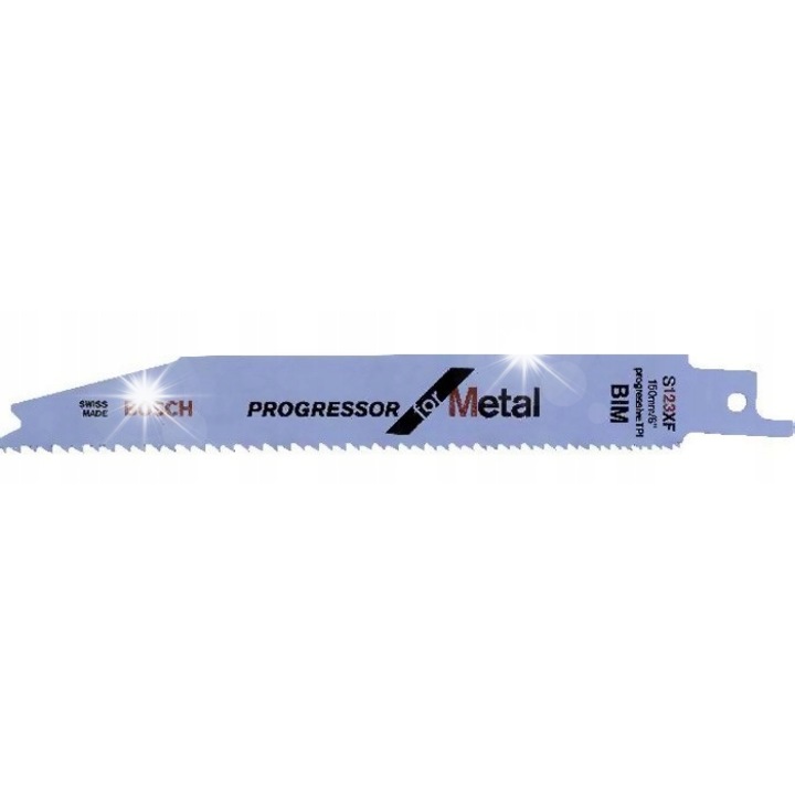 Ножовка за саблен трион Bosch S123XF, биметална, 150мм, за метал