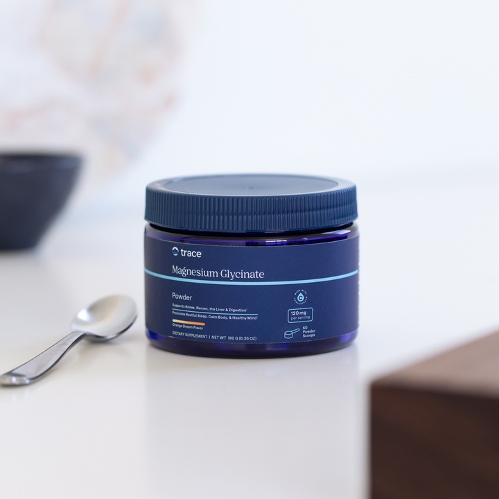 Magneziu glicinat aroma portocala, pudra 180 g