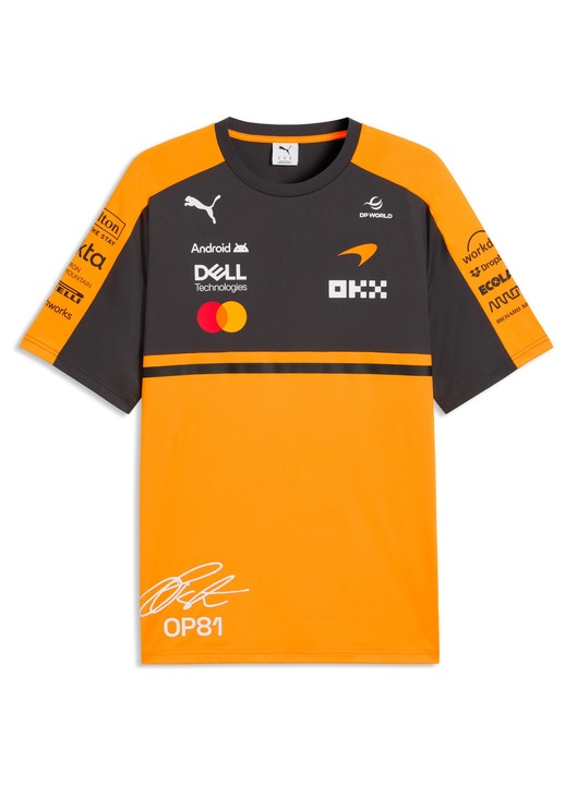 Tricou Puma McLaren F1 2026 Oscar Piastri, Portocaliu
