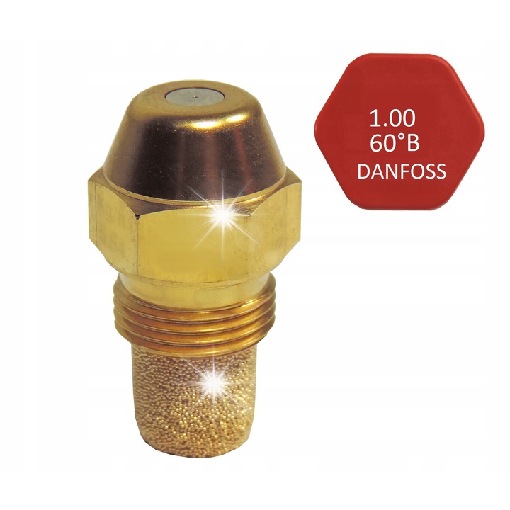 Danfoss olajégő fúvóka 1.00-60 B kúpos 0.03kg 60° 3.72kg/h