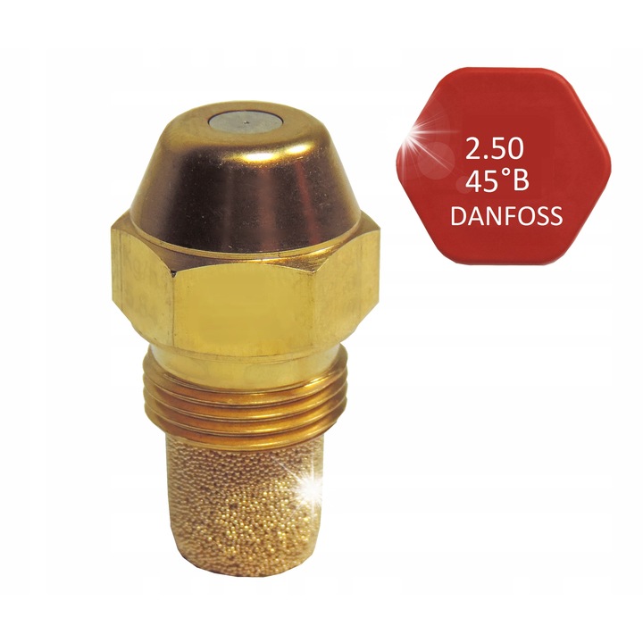 Danfoss olajfúvóka 2.50-45 B kúpos 45° 0.04kg
