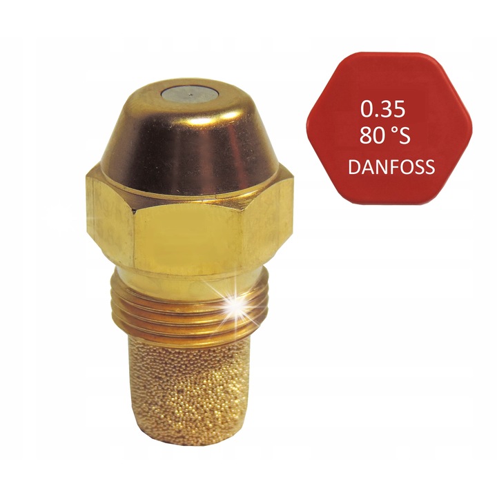 Danfoss olajfúvóka OD 0.35 USGAL/H 80° 0.04kg
