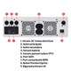 Invertor Solar 6.5KW 48V WiFi inclus, MPPT 120A, Unda Sinusoidala Pura, Paralel, Incarcator Baterii, SLSpeed SMS 6.5KP-48V
