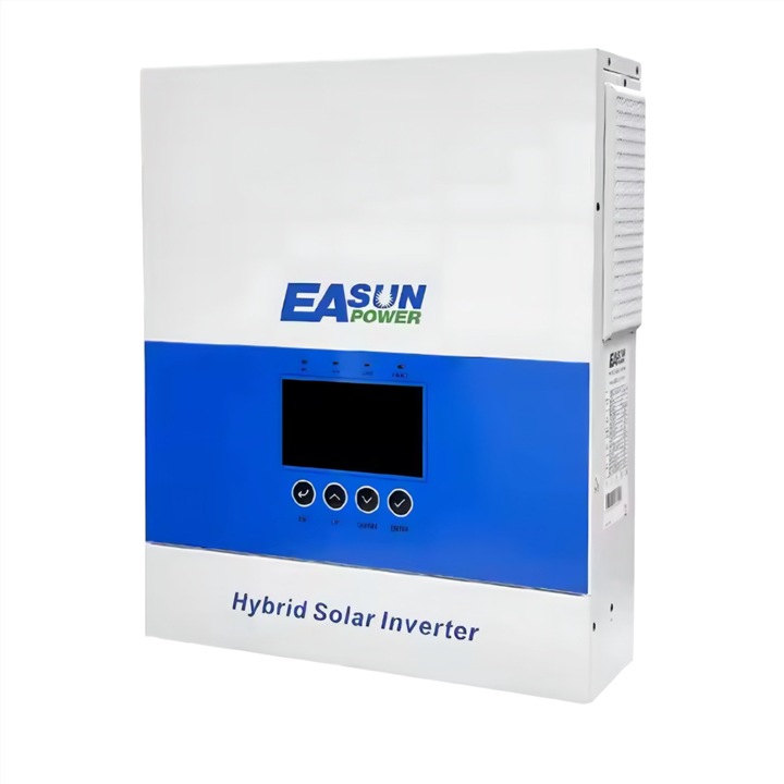 Invertor Solar Hibrid EASUN 6.5KW 48V, WiFi, MPPT 120A, Unda Sinusoidala Pura, Suport BMS, 230V