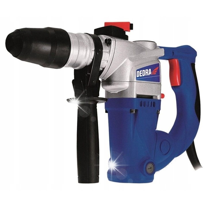 Перфоратор Dedra 1200W 4J SDS-plus, 40x13x26mm, 4.2kg, пълен комплект