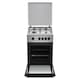 Aragaz Albatros AL452NXS, 50 x 50 cm, 4 arzatoare pe gaz, Cuptor pe gaz, 52 L, inox (laterale argintii)