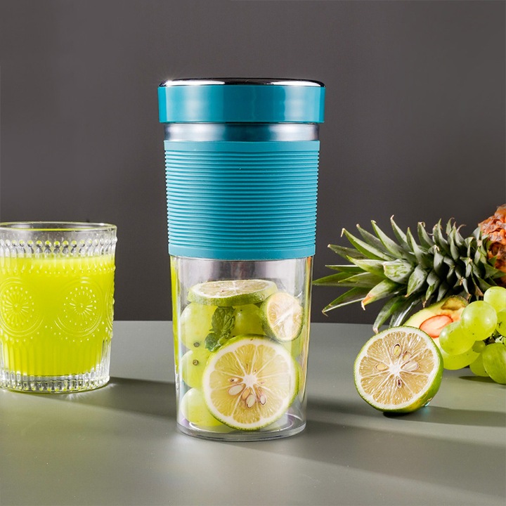 Sticla Blender de Diferite Culori cu USB 450ml