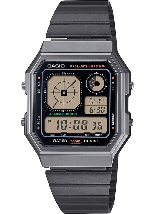 Ceas dama Casio A130WEGG-1AEF Quartz Gri