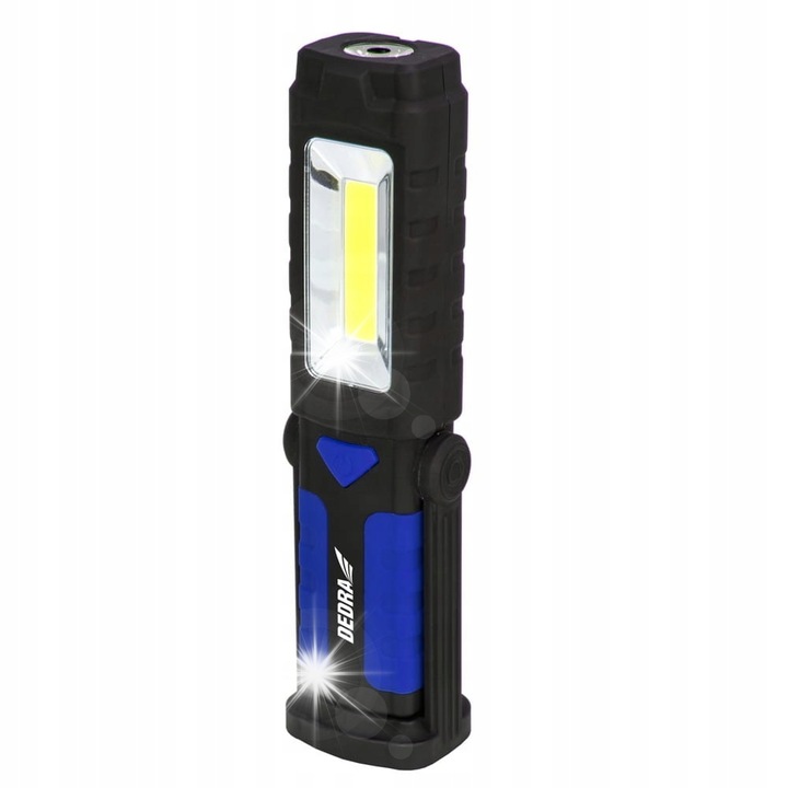 Фенер Dedra L1007 3W COB LED 1W LED студено бяло 3xAAA 0.22kg