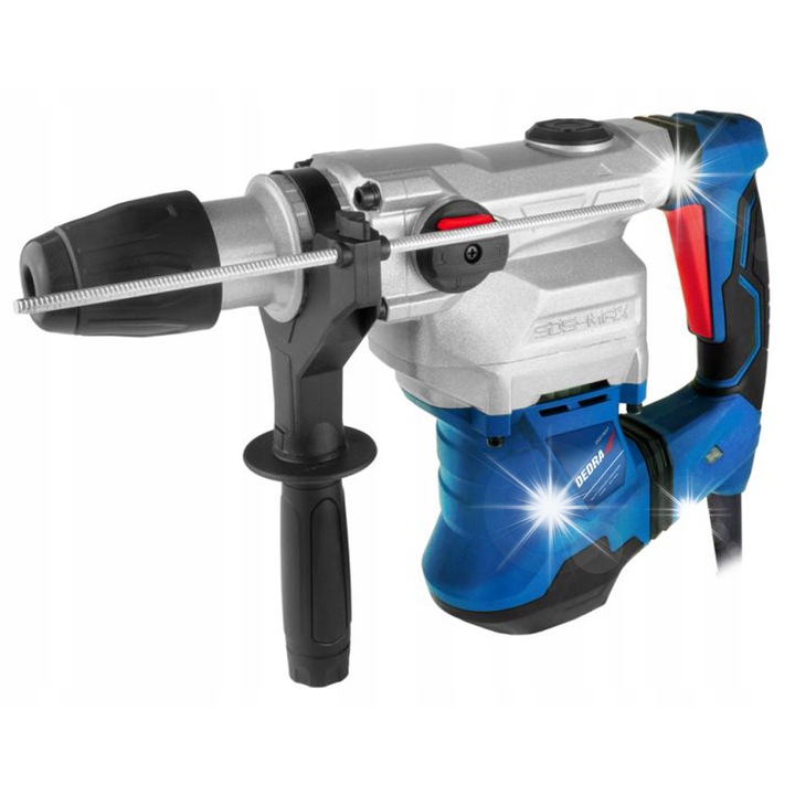 Ciocan rotopercutor Dedra DED7837, 1500W, 12J, SDS Max, antivibratii, 6.8kg