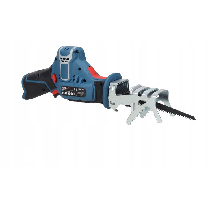 Саблен трион Dedra MAUS 12V, 2700 RPM, 20mm, компактен, ергономичен, многоцветен