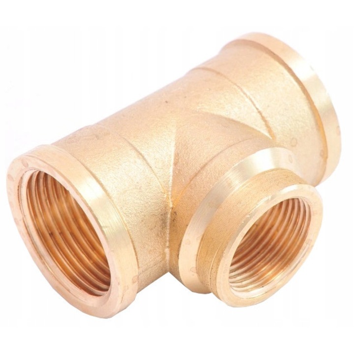 Redukciós réz T-idom Sizer 1x1/2x1 hüvelyk, 66mm, 110C