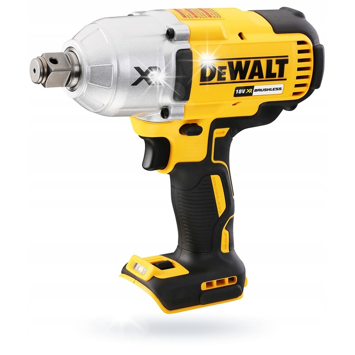 Cheie cu impact DeWalt DCF897NT, 18V, 3 trepte, alb, 3/4" 19mm
