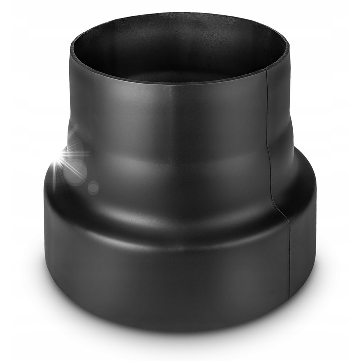Reductie cos fum Darco 130x120mm otel rezistent la caldura negru