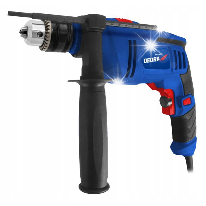Dedra DED7958K ütvefúró, 700W, szabályozható, 13mm, 1.76kg
