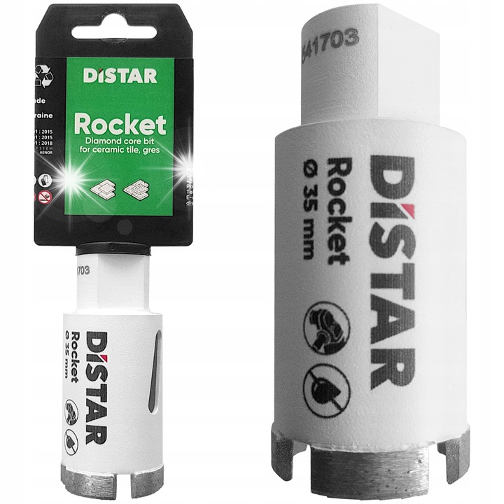 Korona diamantata Distar Rocket 35mm pentru placi ceramice gres