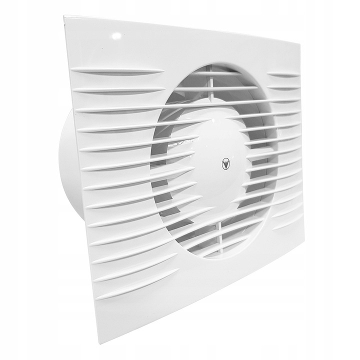 Ventilator axial Dospel STYL II 100mm alb cu higrostat si timer 15W