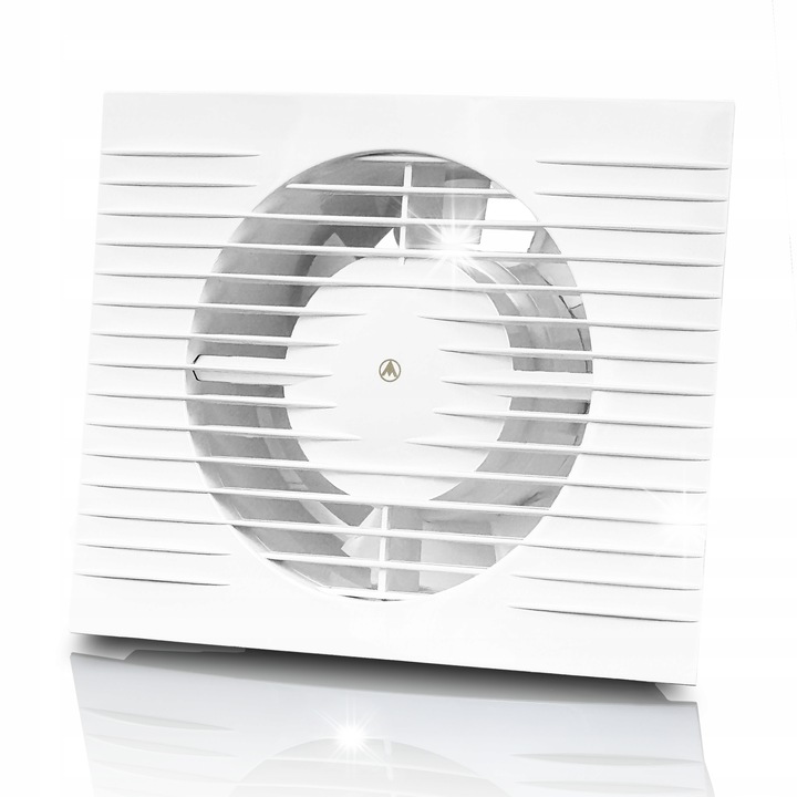 Ventilator baie Dospel Styl II, 100mm, alb, 100m3/h, timer, 15W