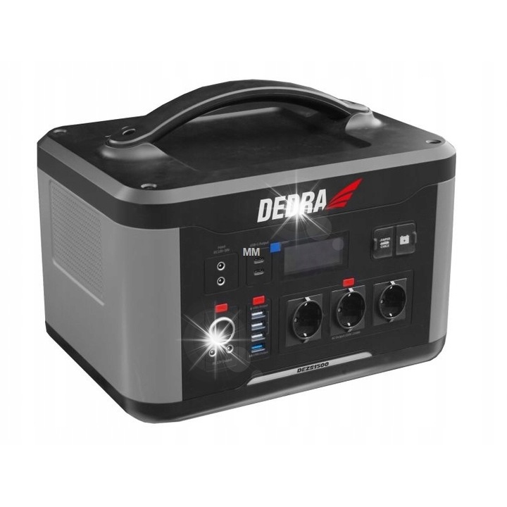 Dedra DEZS1500 kompakt tápegység 1500W fekete 15kg