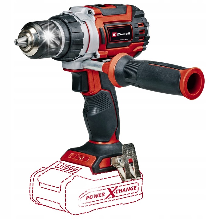 Einhell TP-CD 18/60 Li BL akkumulátoros fúró-csavarozó, kefe nélküli, 18V, 60Nm, 13mm, 2 sebesség, LED, 21,9x7,8x21,2cm